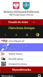 Mobile Screenshot of bip.gmina-glowno.pl